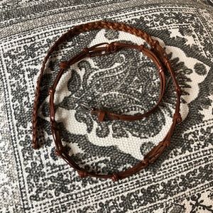 Ladies Brown Leather Belt - 45 Inches Long